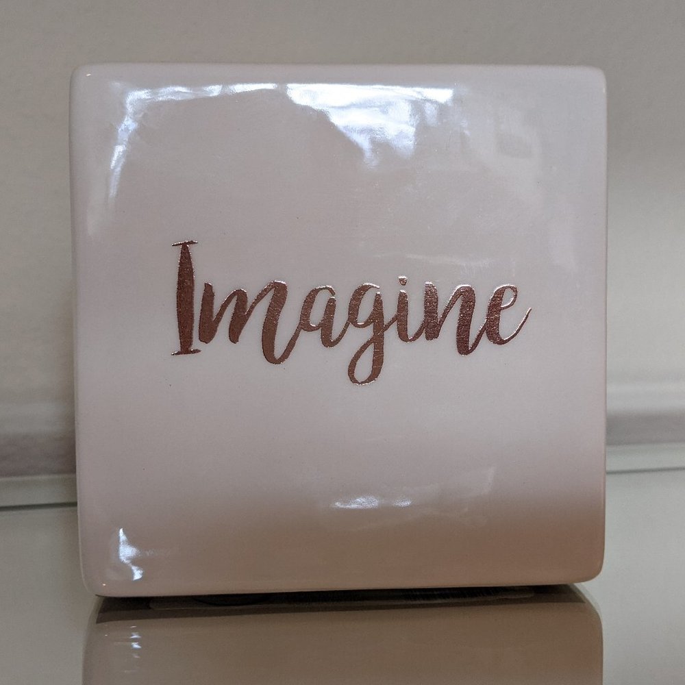 Imagine Table Top Sign Decor